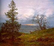 Evening Landscape with Shepherd Johan Christian Dahl